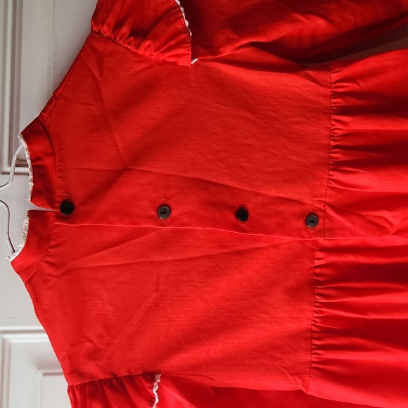 Vintage Polly Flinders Dress Color Red - Picture 5 of 7